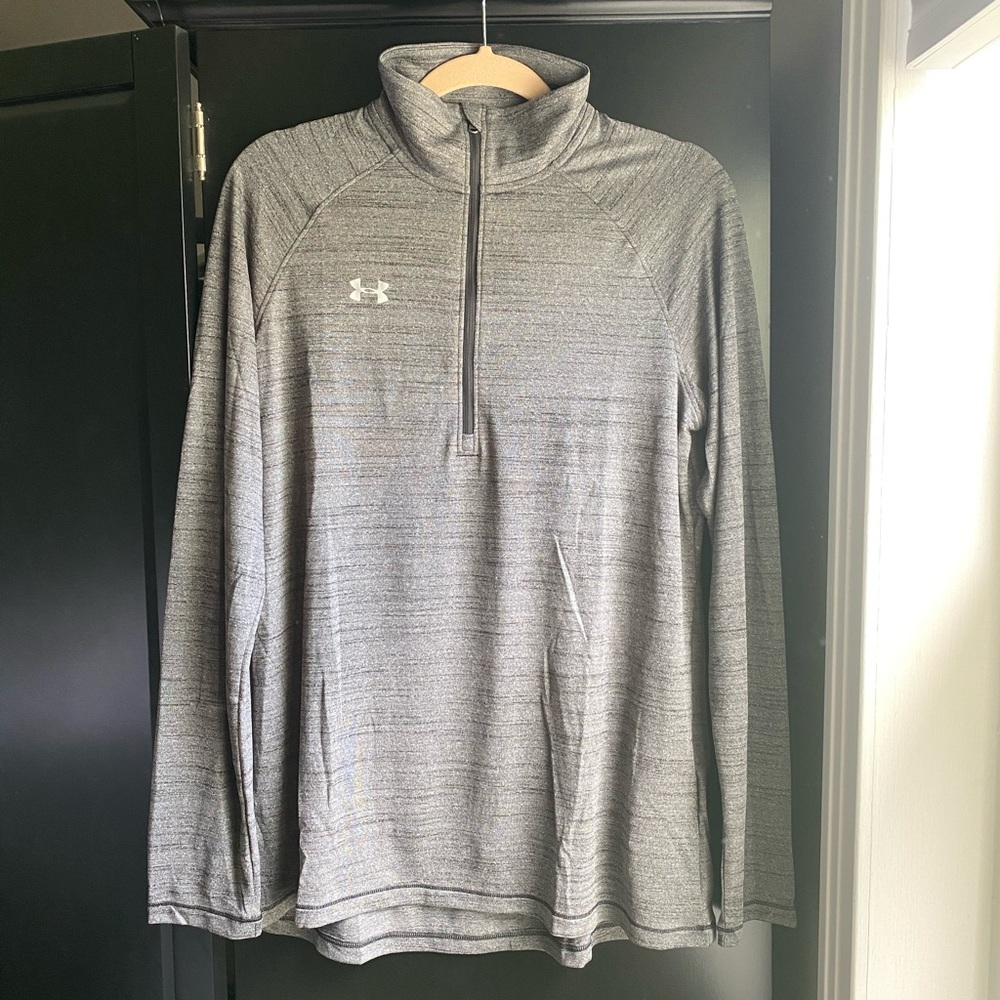 Under Armour║gray quarter zip
